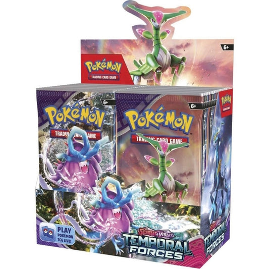 Preorder Pokémon: Scarlet & Violet -Temporal Forces Booster Box (36 Packs)